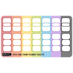 Brutus Monroe STICK AND STAMP PIGMENT PALETTE Tool Bru8941*