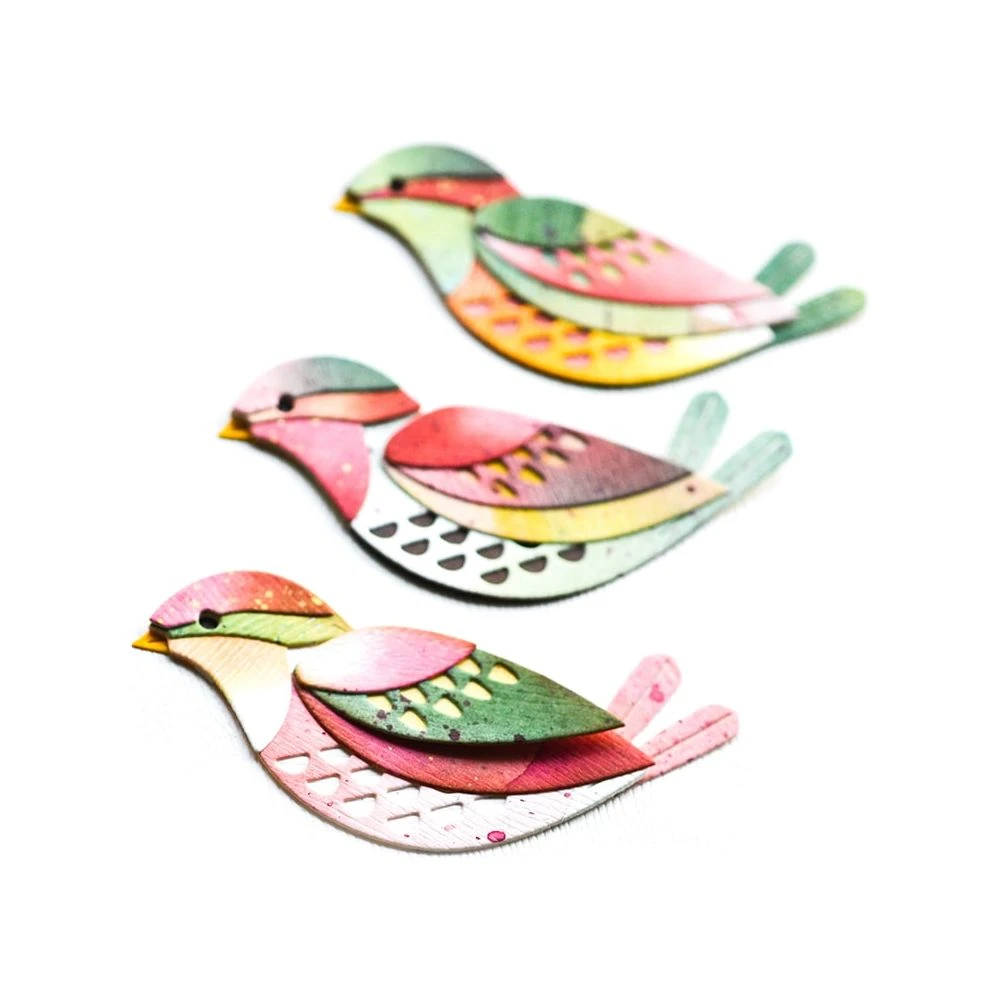 Birch Press Design Block Print Bright Bird Dies 57584 4 Birch Press Design Block Print Bright Bird Dies 57584 - Image 2