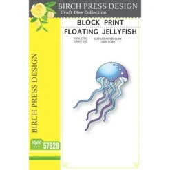 Birch Press Design Block Print Floating Jellyfish Dies 57629