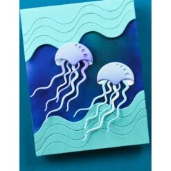 Birch Press Design Block Print Floating Jellyfish Dies 57629 -Simon Says Stamp Birch Press Design Block Print Floating Jellyfish Dies 57629 jelly