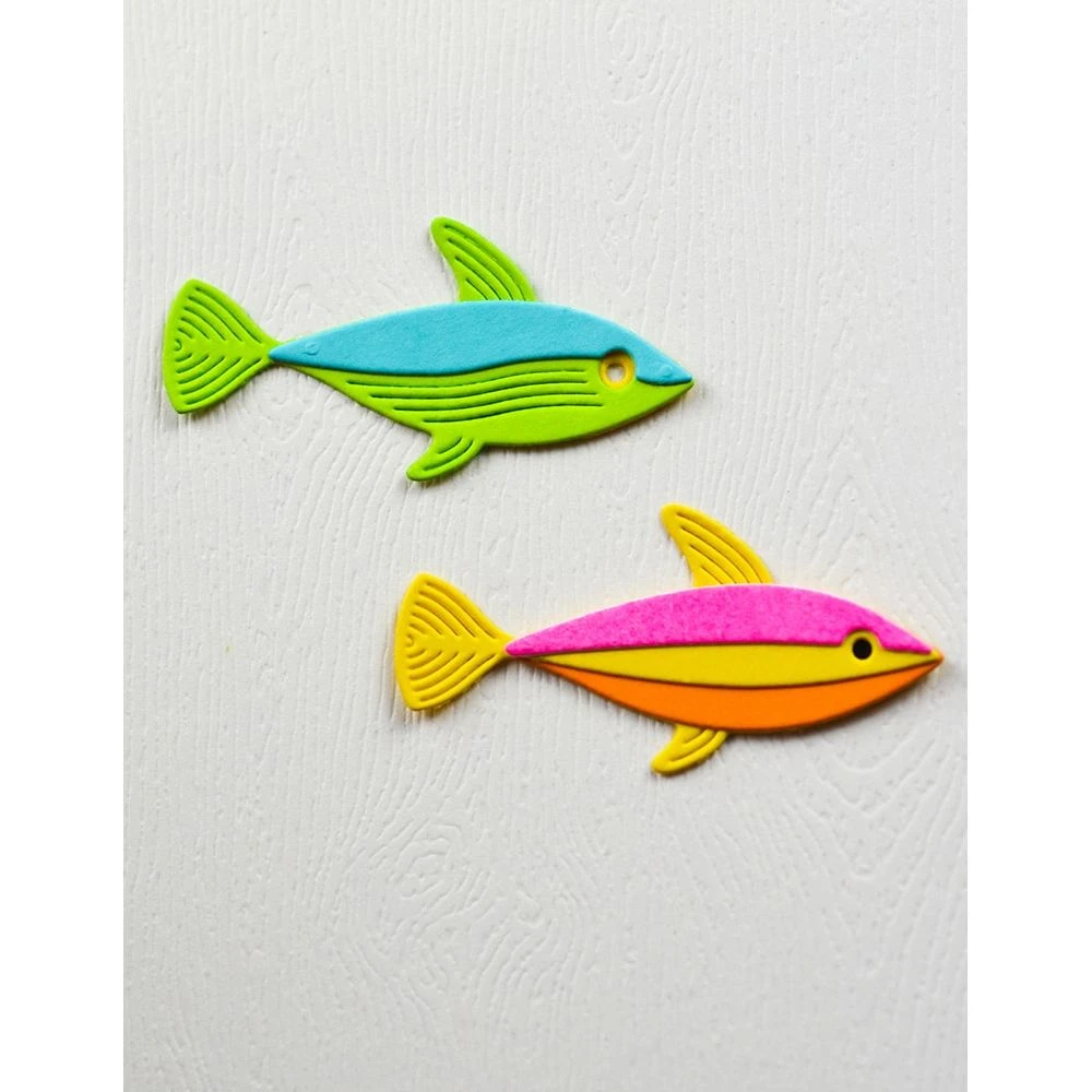 Birch Press Design Block Print Pond Fish Dies 57623 4 Birch Press Design Block Print Pond Fish Dies 57623 - Image 2