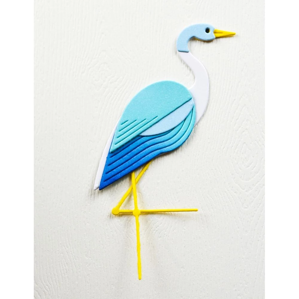 Birch Press Design Block Print Standing Crane Dies 57615 4 Birch Press Design Block Print Standing Crane Dies 57615 - Image 2