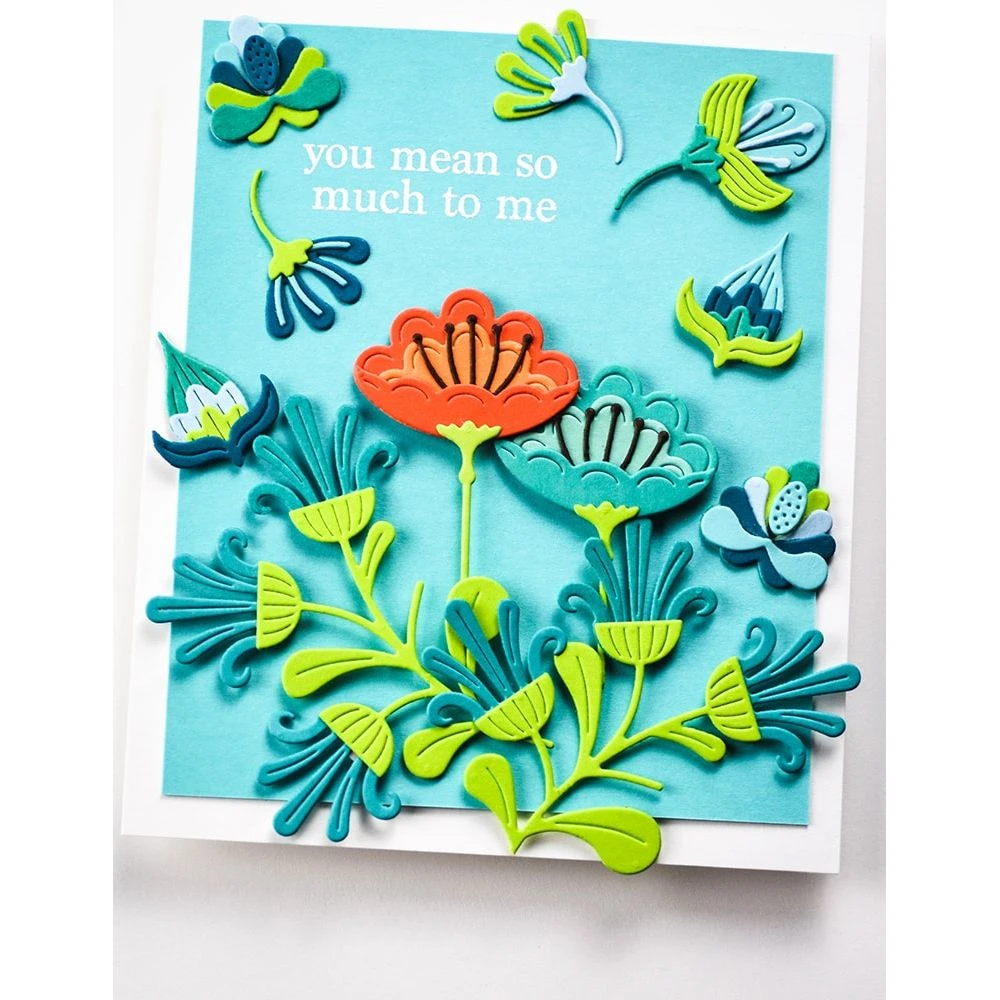 Birch Press Design Block Print Tapestry Blooms Dies 57590 6 Birch Press Design Block Print Tapestry Blooms Dies 57590 - Image 4