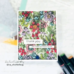 Simon Says Stamp Embossing Folder Boho Flowers Sf510 STAMPtember -Simon Says Stamp Boho Flower folder RP2