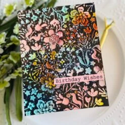 Simon Says Stamp Embossing Folder Boho Flowers Sf510 STAMPtember -Simon Says Stamp Boho Flowers folder KN2