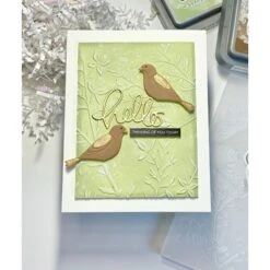 Simon Says Stamp Embossing Folder And Cutting Dies Bold Bird Branches Sfd475 Moments In Time -Simon Says Stamp Bold Bird Branches folder KD