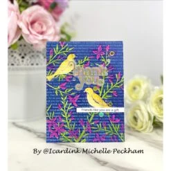 Simon Says Stamp Embossing Folder And Cutting Dies Bold Bird Branches Sfd475 Moments In Time -Simon Says Stamp Bold Bird Branches folder MPe