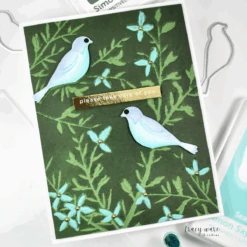 Simon Says Stamp Embossing Folder And Cutting Dies Bold Bird Branches Sfd475 Moments In Time -Simon Says Stamp Bold Bird Branches folder TW