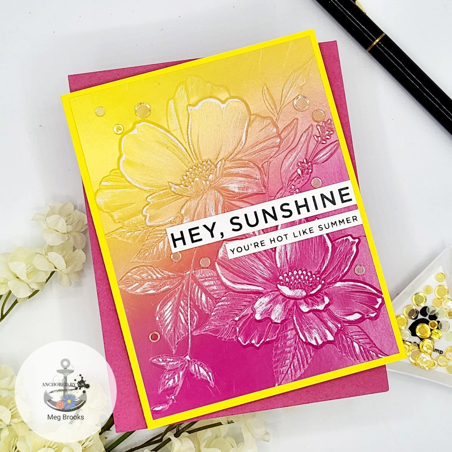 Simon Says Stamp Embossing Folder And Cutting Dies Brilliant Hibiscus Sfd395 Sunny Vibes 8 Simon Says Stamp Embossing Folder And Cutting Dies Brilliant Hibiscus Sfd395 Sunny Vibes - Image 6