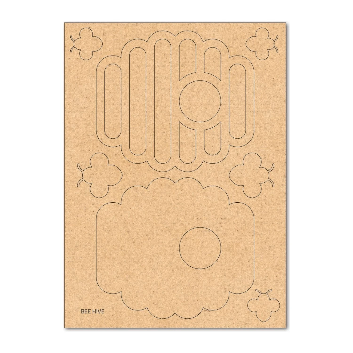 Brutus Monroe Bee Hive Chipboard Bru0068* 3 Brutus Monroe Bee Hive Chipboard Bru0068*