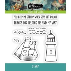 Brutus Monroe Thanks For Sailing Clear Stamps Bru5418