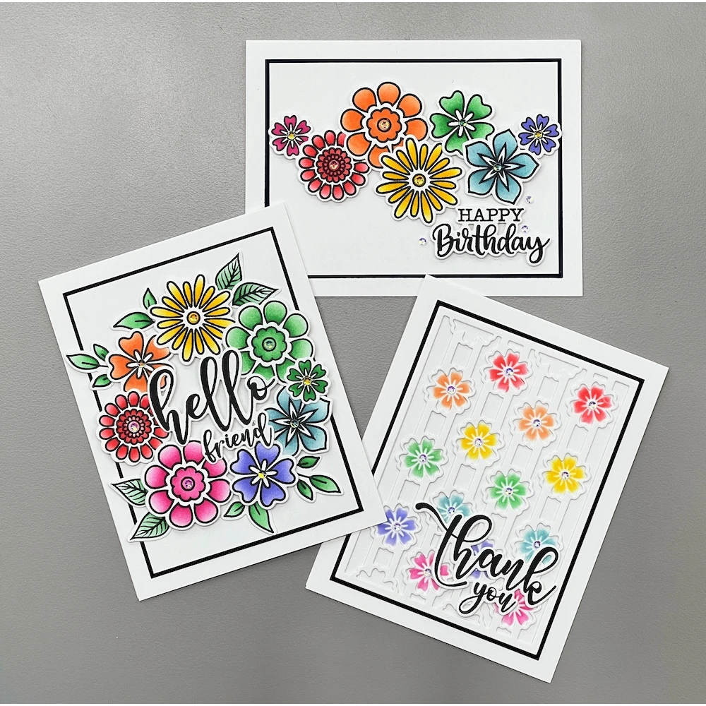 Simon Says Stamp Gina K Designs Bold Blooms Class Bundle 4 Simon Says Stamp Gina K Designs Bold Blooms Class Bundle - Image 2