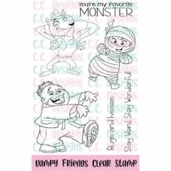 C.C. Designs Vampy Friends Clear Stamp Set Ccd-0389