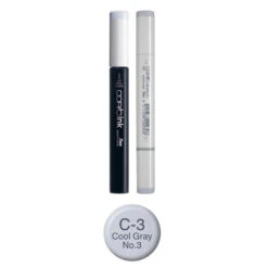 Copic Marker Cool Gray 3 Marker And Refill Bundle C3