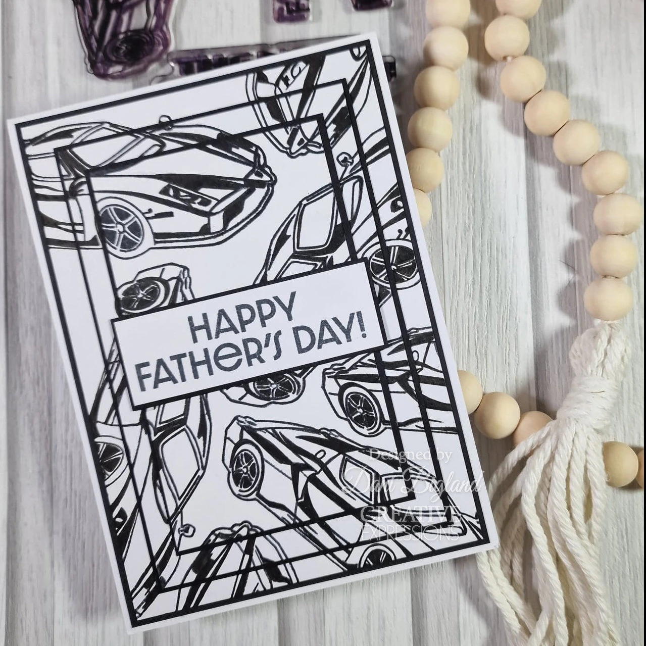 Creative Expressions Super Cars Clear Stamps Cec1089* 4 Creative Expressions Super Cars Clear Stamps Cec1089* - Image 2