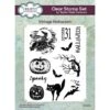 Creative Expressions Vintage Halloween Clear Stamps Cec1108* -Simon Says Stamp CEC1108CreativeExpressionsTaylorMadeJournalsVintageHalloween6inx8inClearStampSet