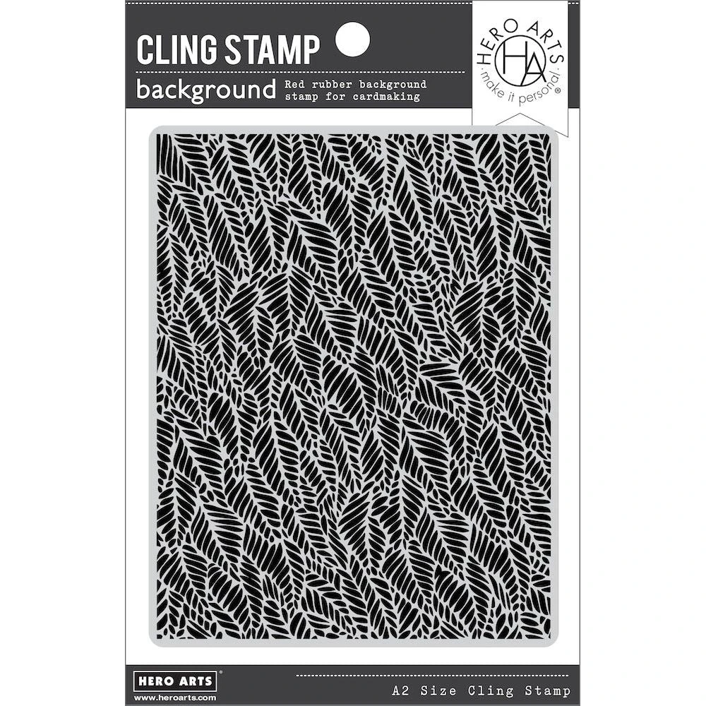 Hero Arts Leafy Background Cling Stamp Set Cg942* 5 Hero Arts Leafy Background Cling Stamp Set Cg942* - Image 3