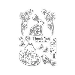 Hero Arts Clear Stamps Folk Animals Cm761*