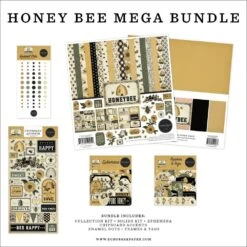 Carta Bella Honey Bee 12 X 12 Mega Bundle Cbhb450050