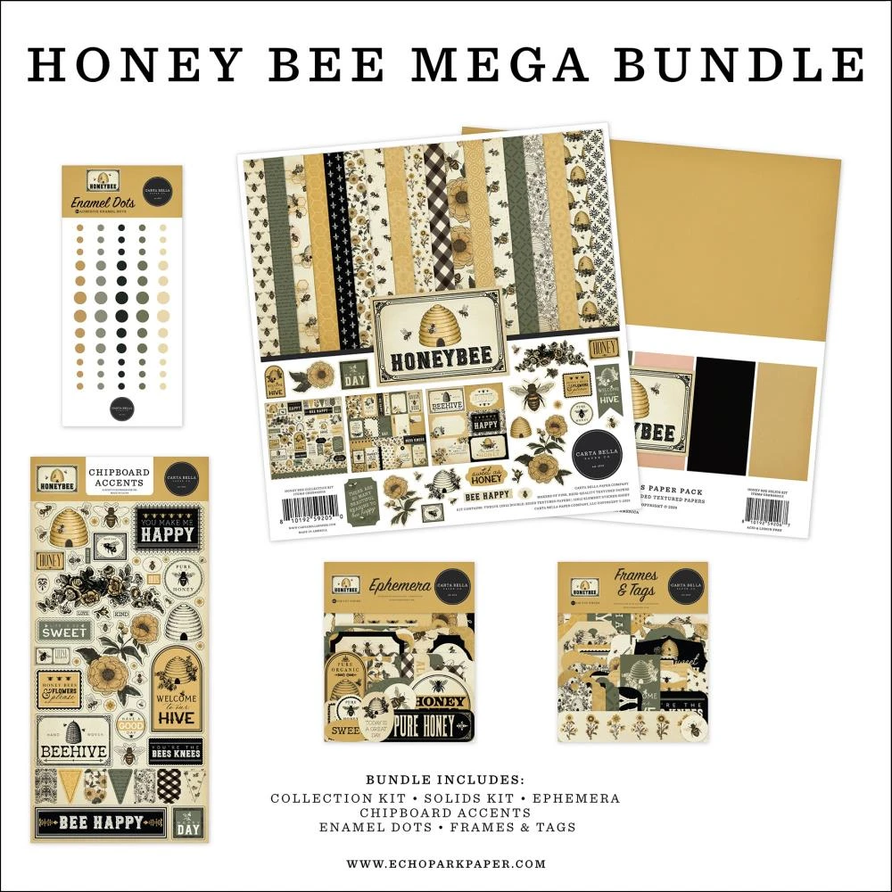 Carta Bella Honey Bee 12 X 12 Mega Bundle Cbhb450050 3 Carta Bella Honey Bee 12 X 12 Mega Bundle Cbhb450050