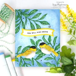 Simon Says Stamp Embossing Folder And Cutting Dies Chickadee Gathering Sfd461 To Love -Simon Says Stamp Chickadeee Gathering folder SP