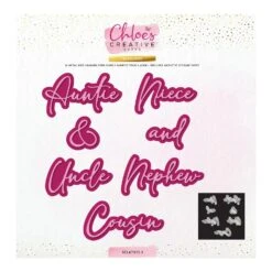 Chloe's Creative Cards Relatives 3 Dies C-mdie-rel3
