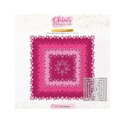 Chloe's Creative Cards Star Squares Dies C-mdie-stars