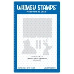 Whimsy Stamps Christmas Convicts NoFuss Masks Wsnfm19*