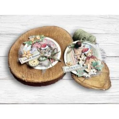 Stamperia Alice In Christmas Junk Journal Kit Sbjk03 -Simon Says Stamp Christmas Rounds