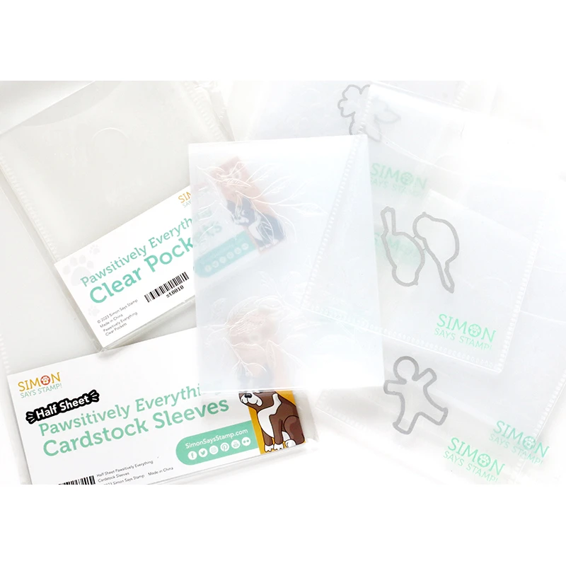 Simon Says Stamp PAWSITIVELY EVERYTHING CLEAR POCKETS St0010 5 Simon Says Stamp PAWSITIVELY EVERYTHING CLEAR POCKETS St0010 - Image 3