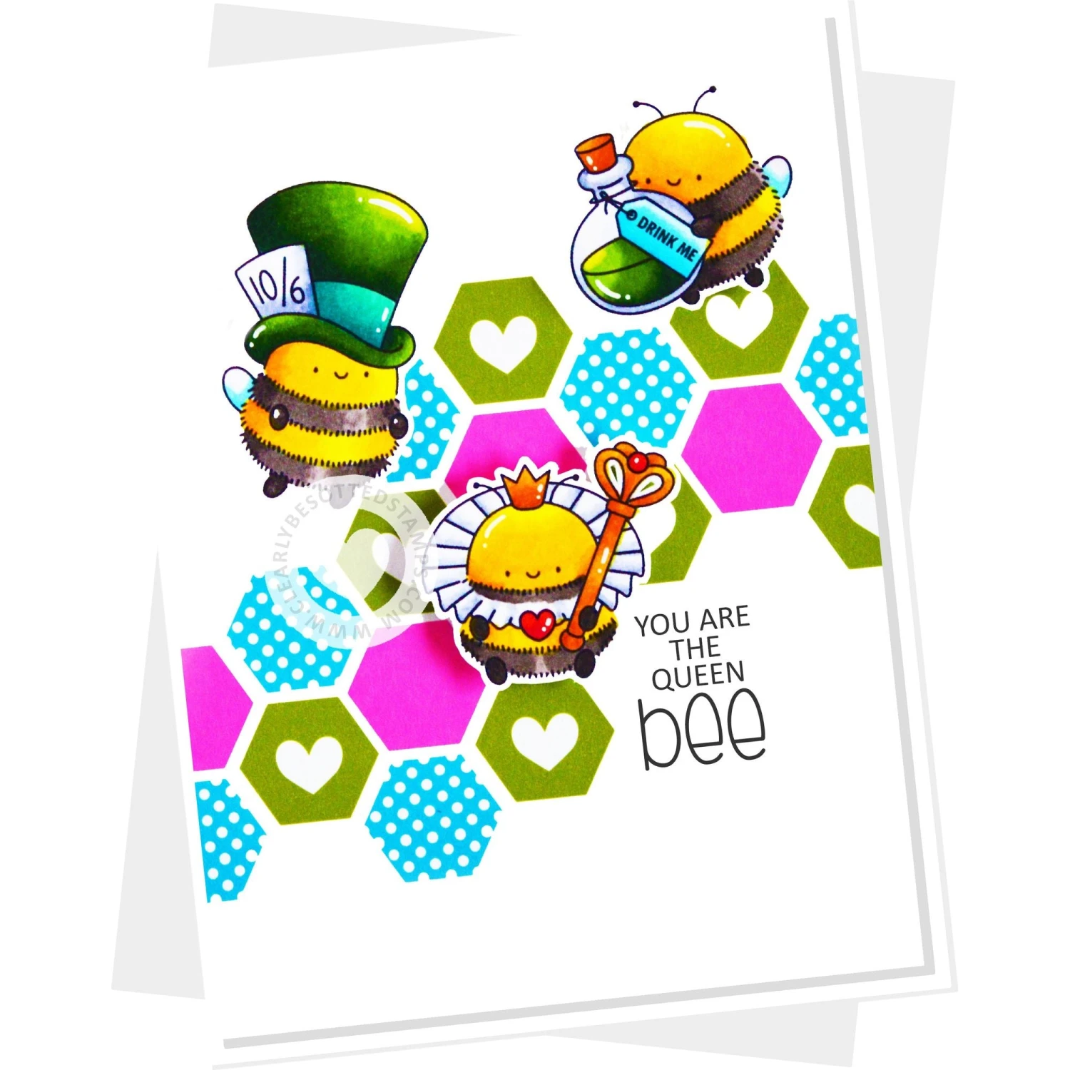 Clearly Besotted Bee In Wonderland Clear Stamps 4 Clearly Besotted Bee In Wonderland Clear Stamps - Image 2