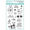 Gina K Designs Coffee Critters Clear Stamps Gkd206*