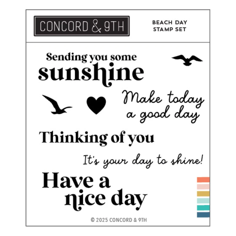Concord & 9th Beach Day Stamp And Die Bundle - Image 2