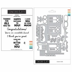 Concord & 9th Curio Stamp And Die Bundle