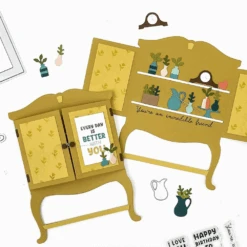 Concord & 9th Curio Stamp And Die Bundle 14 Concord & 9th Curio Stamp And Die Bundle -Simon Says Stamp Concord 9th Curio Stamp and Die Bundle yellow