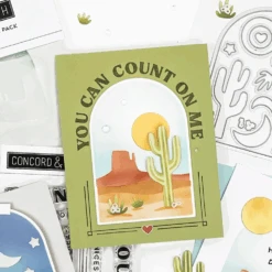 Concord & 9th Desertscape Die Set 12463 -Simon Says Stamp Concord 9th Desertscape Die Set 12463 count