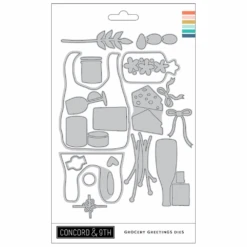 Concord & 9th Grocery Greetings Die Set 12392