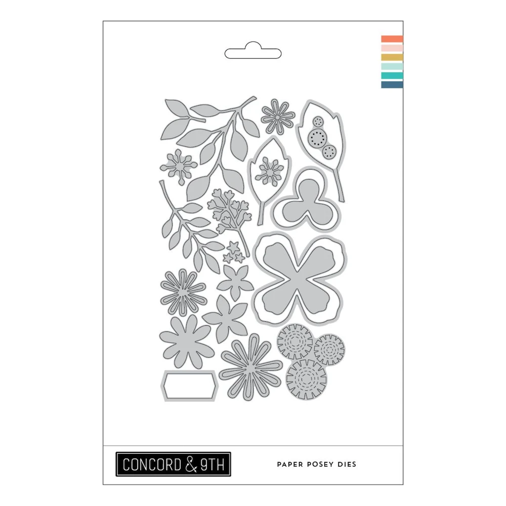Concord & 9th Paper Posy Die Set 12443 3 Concord & 9th Paper Posy Die Set 12443