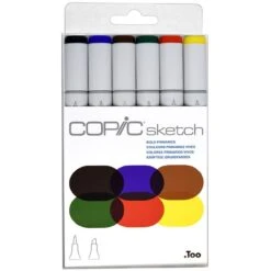 Copic Sketch BOLD PRIMARIES Markers Beginner Kit