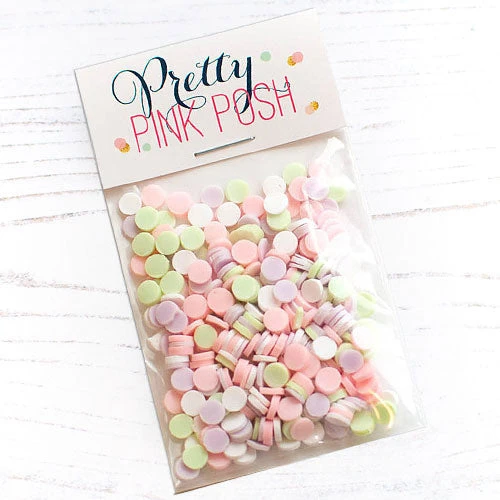 Pretty Pink Posh Cotton Candy Clay Confetti 3 Pretty Pink Posh Cotton Candy Clay Confetti