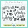 Creative Worship Glory And Praise Clear Stamps Cws-25-021 -Simon Says Stamp Creative Worship Glory And Praise Clear Stamps cws 25 021