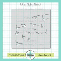 Creative Worship Take Flight Stencil Cws-st-25-04