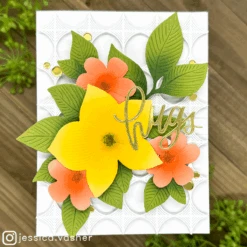 Simon Says Stamp Embossing Folder And Cutting Dies Crimped Blossoms Sfd378 Cheering For You -Simon Says Stamp Crimpled Blossoms folder JV