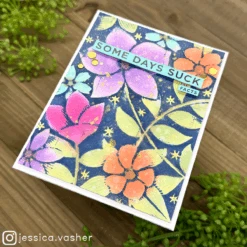 Simon Says Stamp Embossing Folder And Cutting Dies Crimped Blossoms Sfd378 Cheering For You -Simon Says Stamp Crimpled Blossoms folder JV2