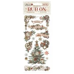 Stamperia Gear Up For Christmas Stamperia Gears Rub Ons Dflrb101*