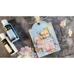 Stamperia Create Happiness Oh La La Tour Eiffel Rub Ons Dflrb28 -Simon Says Stamp DFLRB28 1