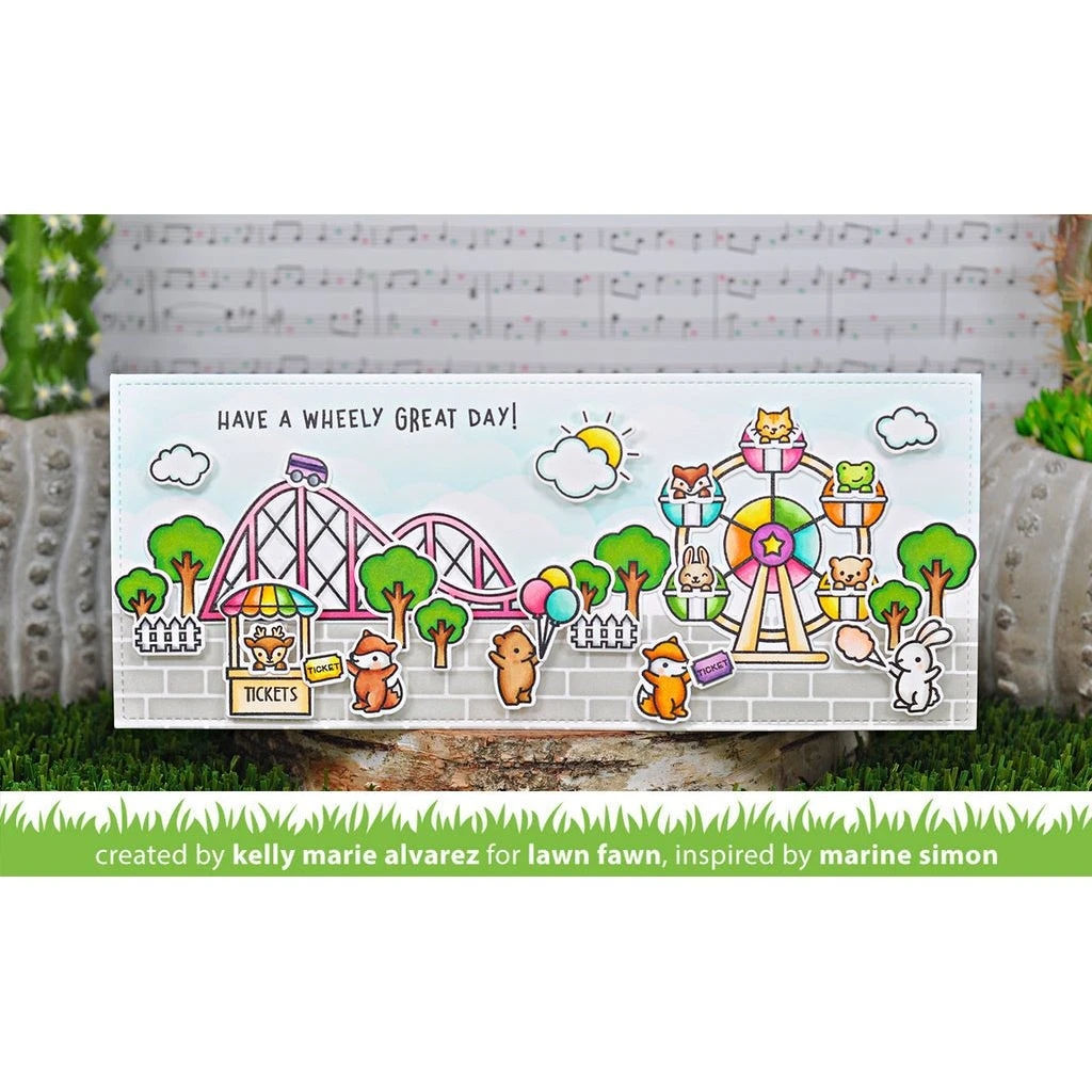 Lawn Fawn Coaster Critters Flip-Flop Clear Stamps Lf3075 4 Lawn Fawn Coaster Critters Flip-Flop Clear Stamps Lf3075 - Image 2