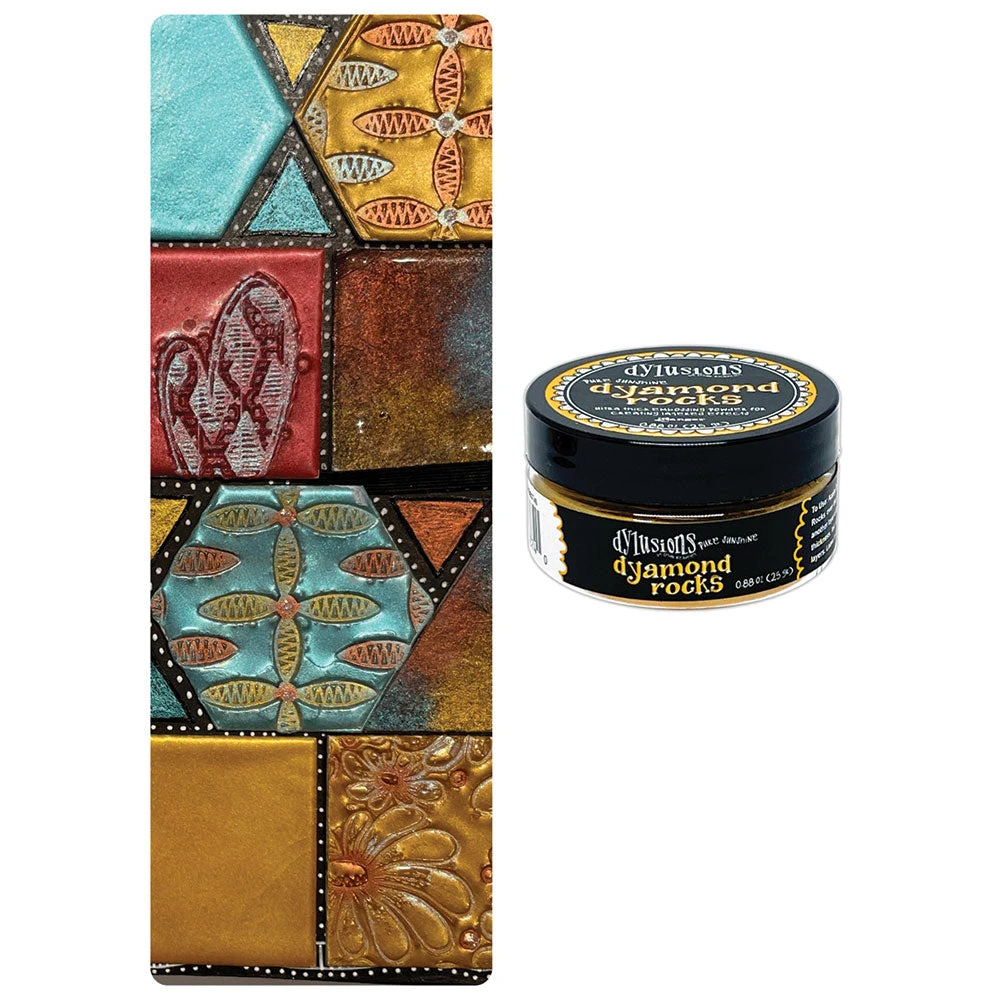 Ranger Dylusions Pure Sunshine Dyamond Rocks Embossing Powder Dym83740* 4 Ranger Dylusions Pure Sunshine Dyamond Rocks Embossing Powder Dym83740* - Image 2