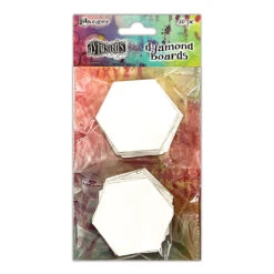 Ranger Dylusions Hexagons Dyamond Boards Dym83917*