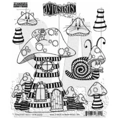Dyan Reaveley Dylusions Toadstool Tales Cling Stamps Dyr10010*